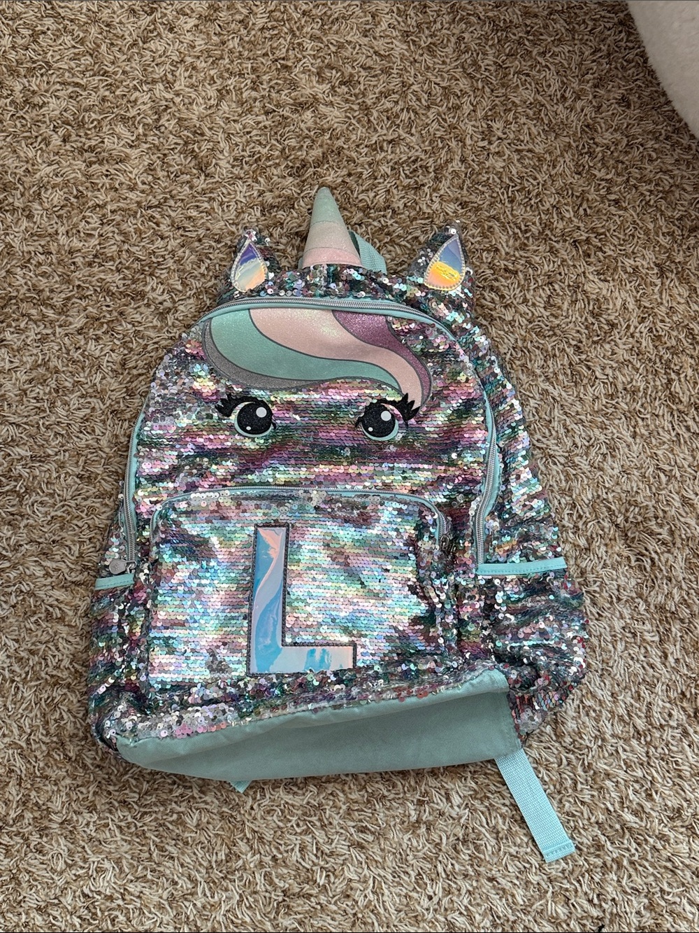 Justice Flip-Sequin Unicorn Backpack